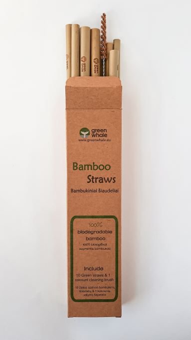 bamboo straws set