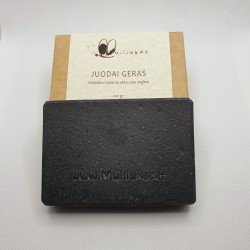 Natural face soap with charcoal powder
