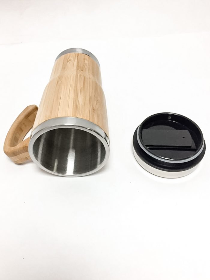 thermos bamboo cup 450ml