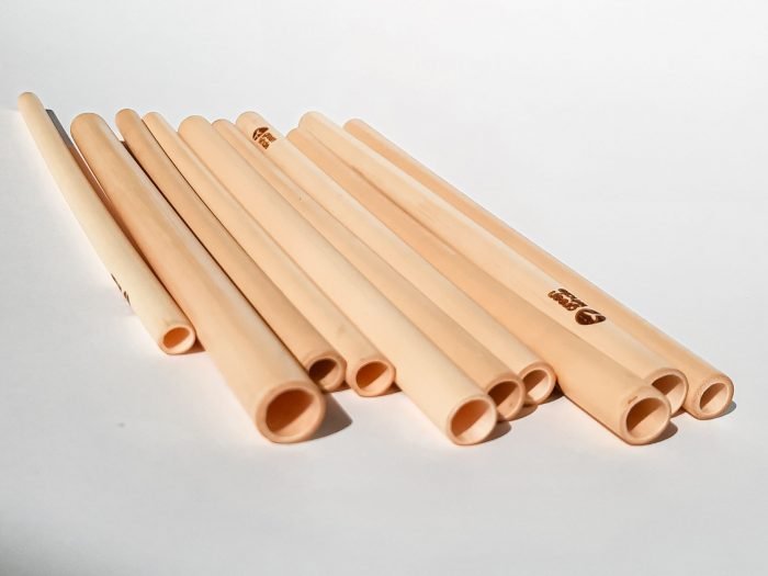 reusable bamboo straws wide diameter 8mm