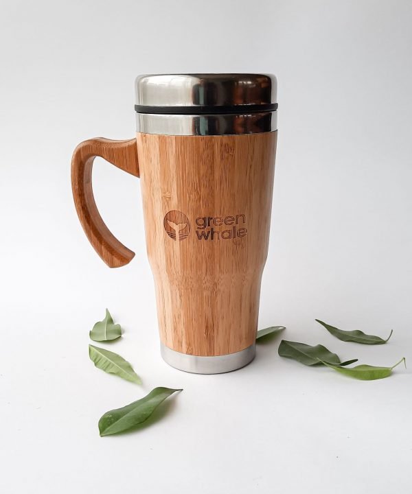 thermos bamboo cup 450ml