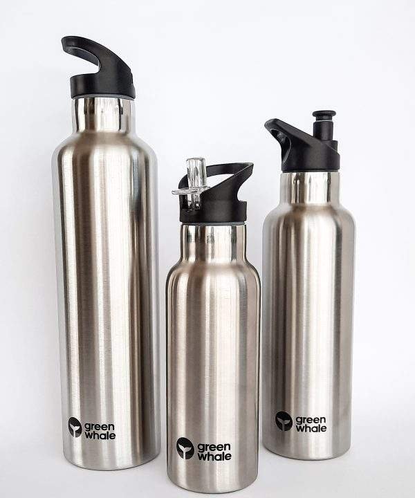 stainless steal thermos sport bottle